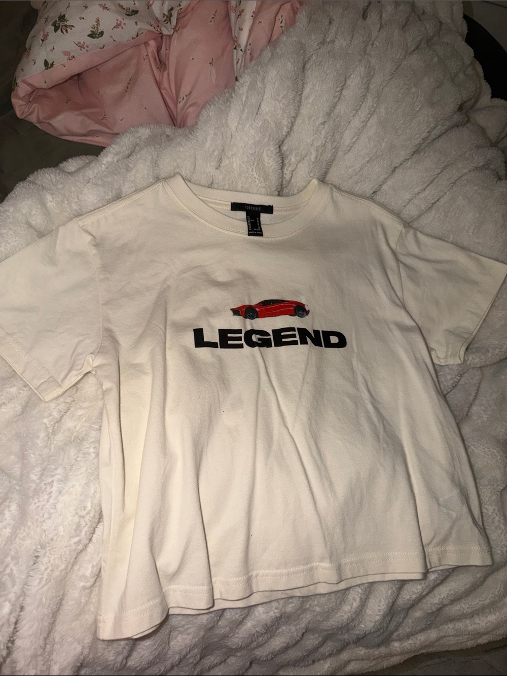 Forever 21 Red Car LEGEND Graphic